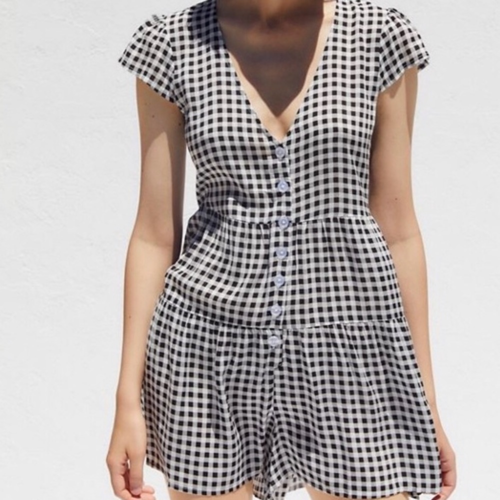 Urban Outfitters Rio gingham romper